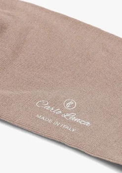 CARLO LANZA sokken 100 classico taupe Sale