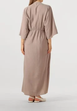 CO'COUTURE maxi jurk heracc knot dress taupe Online