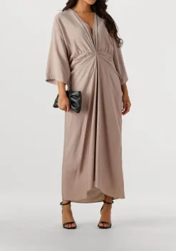 CO'COUTURE maxi jurk heracc knot dress taupe Online