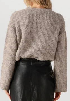 CO'COUTURE trui charlie knit taupe Hot