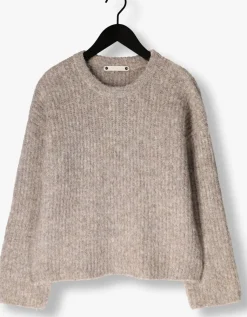 CO'COUTURE trui charlie knit taupe Hot