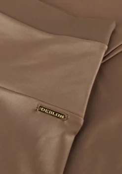 DEBLON SPORTS legging clara shine leggings high waistband taupe New