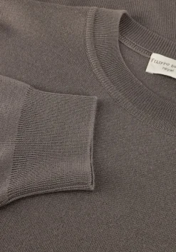 FILIPPO DE LAURENTIIS trui g collo ml p to felpa taupe Clearance