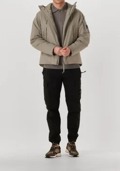 FILIPPO DE LAURENTIIS trui polo zip ml r merino taupe Sale