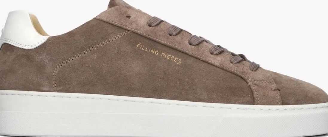 FILLING PIECES lage sneakers tiebreak suede taupe Best