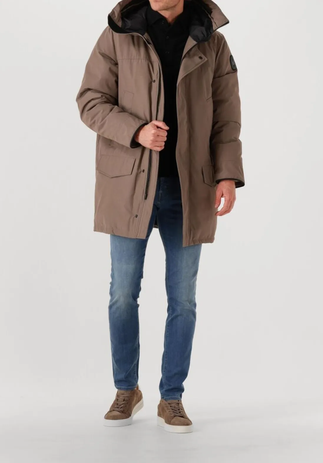 FILLING PIECES lage sneakers tiebreak suede taupe Best