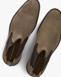 FLORIS VAN BOMMEL chelsea boots sfm-60051 de tanker taupe Outlet