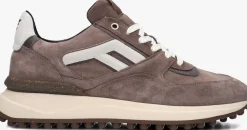 FLORIS VAN BOMMEL lage sneakers sfm-10139 noppi taupe New