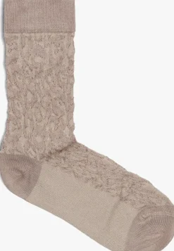 FLORIS VAN BOMMEL sokken sparkli taupe