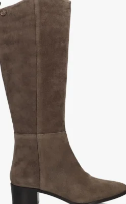 FRED DE LA BRETONIERE hoge laarzen frolly slob taupe New