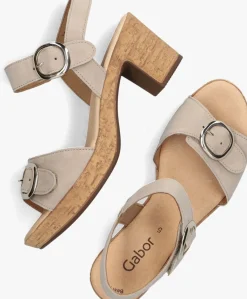 GABOR sandalen 764.1 taupe Discount