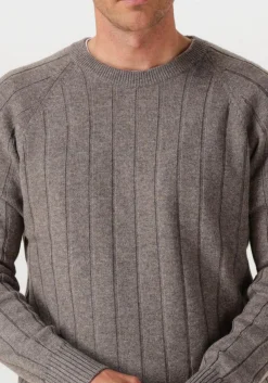 GRAN SASSO trui crew l slv taupe Clearance