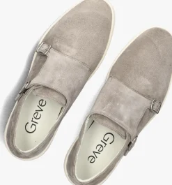 GREVE lage sneakers wave taupe Best