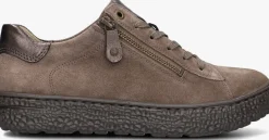 HARTJES sneakers combi met hiel suede h ls sneaker taupe Best