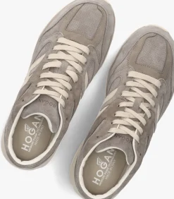 HOGAN lage sneakers combi sneaker taupe Outlet