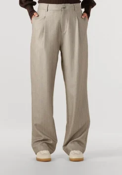 IBANA wijde broek pelah pinestripe taupe Hot
