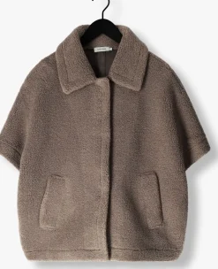 KNIT-TED vest tam taupe Clearance