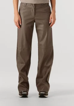 KNIT-TED wijde broek naomi pant taupe Hot