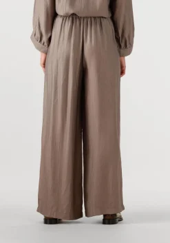 KNIT-TED wijde broek noa taupe Outlet