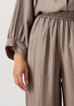 KNIT-TED wijde broek noa taupe Outlet