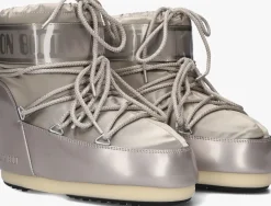 MOON BOOT taupe snowboots icon low glance zilverkleurig Hot