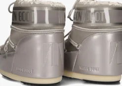 MOON BOOT taupe snowboots icon low glance zilverkleurig Hot
