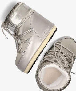 MOON BOOT taupe snowboots icon low glance zilverkleurig Hot
