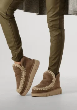 MOU vachtlaarzen eskimo bounce sneaker taupe Sale