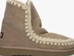 MOU vachtlaarzen eskimo 18 glitter logo taupe Sale