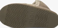 MOU vachtlaarzen eskimo 18 glitter logo taupe Sale