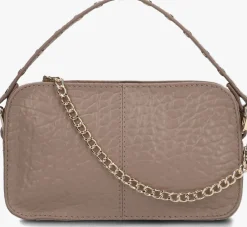NÚNOO núnoo schoudertas helena eyelet taupe