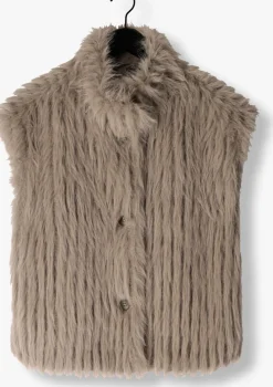NOTRE-V gilet nv-edith taupe New