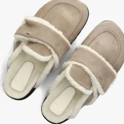 NUBIKK instappers teddy fur taupe Sale