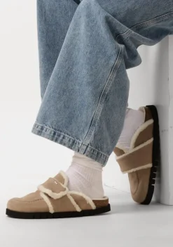 NUBIKK instappers teddy fur taupe Sale