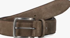 OFFICINE NAPOLI taupe riem of4040 bruin Clearance