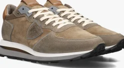 PHILIPPE MODEL lage sneakers tropez haute low man taupe Outlet
