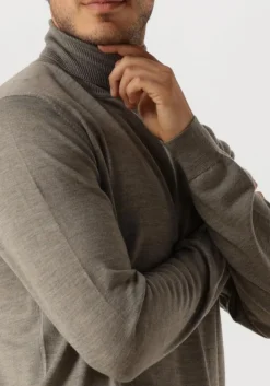 PROFUOMO coltrui pullover roll neck taupe Best