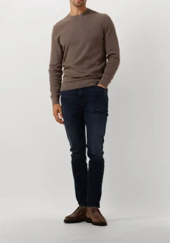 PROFUOMO trui pullover crew neck taupe Discount