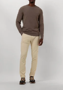 PROFUOMO trui pullover crew neck taupe Discount