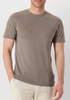 PROFUOMO t-shirt t-shirt crew neck ss taupe Hot