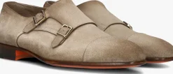 SANTONI instappers axel taupe Outlet