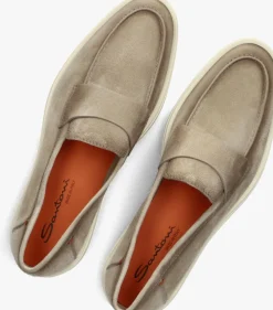 SANTONI instappers revolve taupe Best