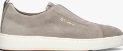 SANTONI lage sneakers 21959 taupe Discount