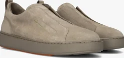 SANTONI lage sneakers 21995 taupe Best