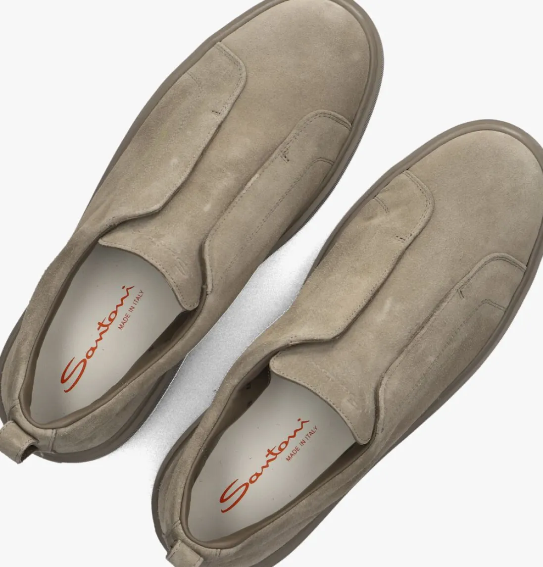 SANTONI lage sneakers 21995 taupe Best