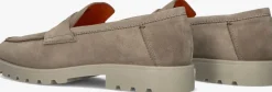 SANTONI loafers sue penny loafer gz taupe Online