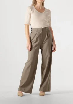 SECOND FEMALE pantalon carlane trousers taupe Clearance