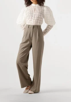 SECOND FEMALE pantalon carlane trousers taupe Clearance