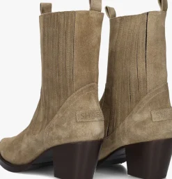 SHABBIES enkellaarsjes jaymie shelly taupe Online