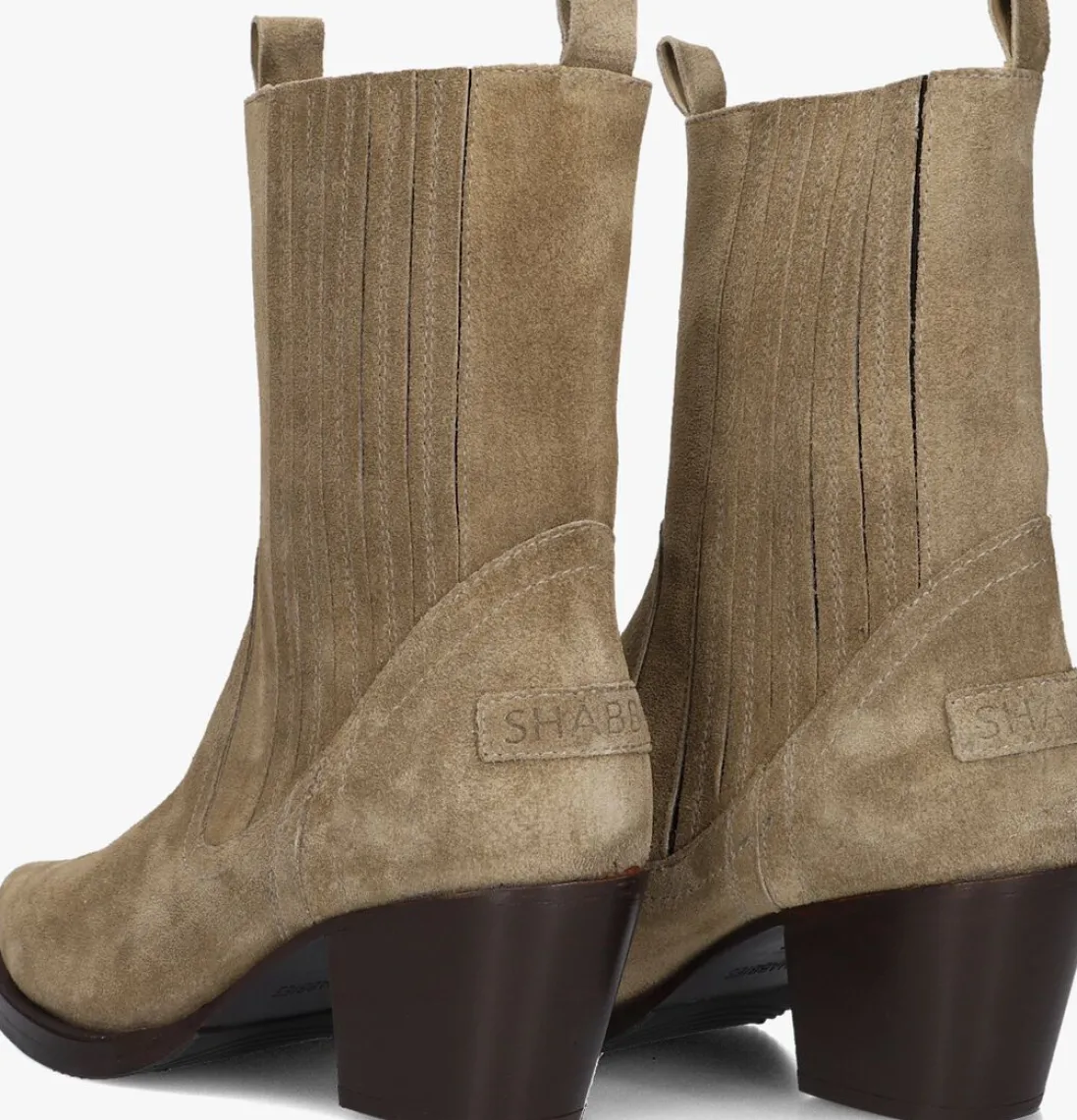 SHABBIES enkellaarsjes jaymie shelly taupe Online